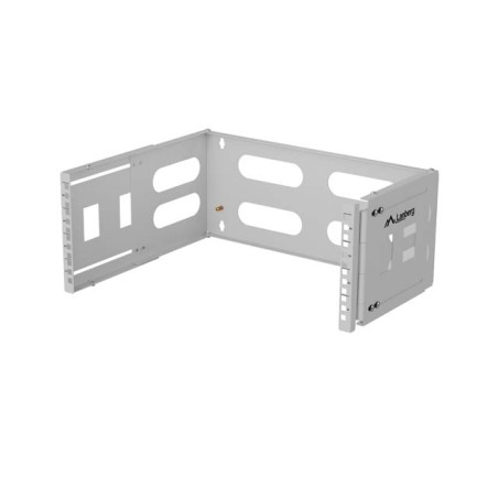 SKLÁDACÍ DRŽÁK PRO MONTÁŽ NA STĚNU 19" 4U 497X400/240 ŠEDÝ LANBERG