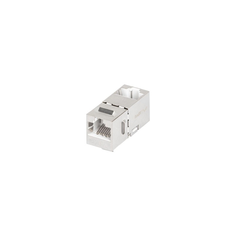 PRŮCHODOVÝ KONEKTOR KEYSTONE RJ45- RJ45 CAT.6 FTP 90 LANBERG