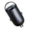 Baseus Tiny Star Mini Nabíječka do Auta USB-C/USB-C 30W Cosmic Black
