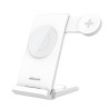Nillkin PowerTrio 3v1 Bezdrátová Nabíječka MagSafe pro Samsung Watch White