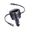 Baseus Enjoyment Max Nabíječka do Auta USB-C/USB-C 60W Cosmic Black