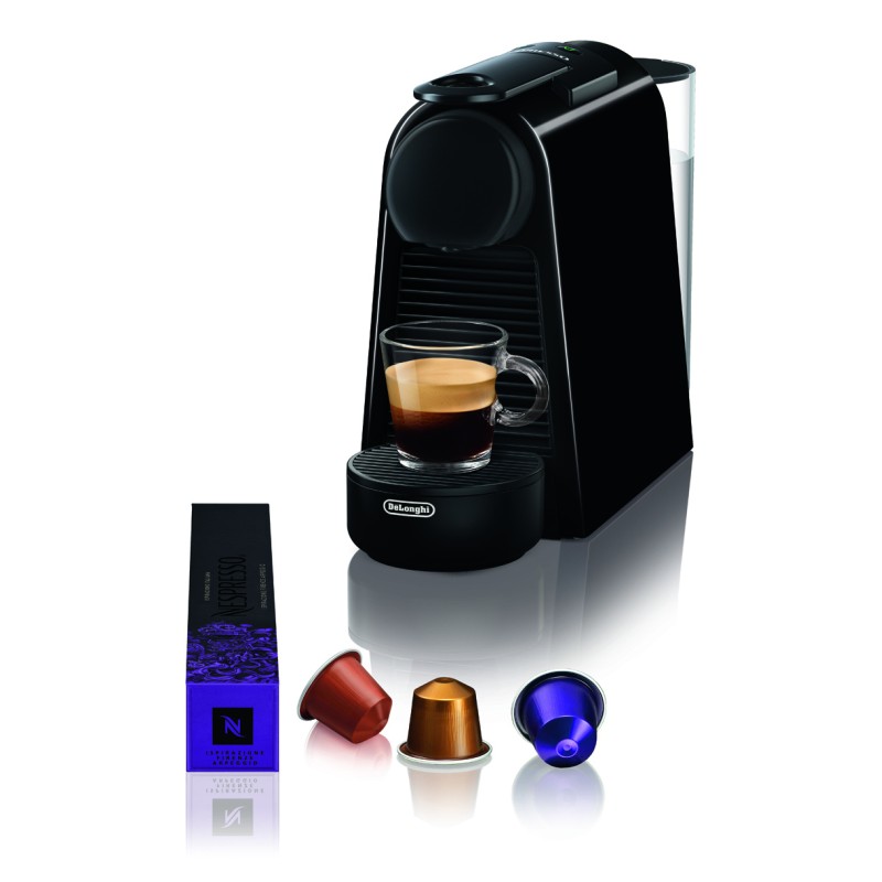 DeLonghi Nespresso Essenza Mini Black kávovar na kapsle, 19 bar, automatické vypnutí, černá