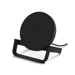 Belkin 10W Wireless Charging Stand/Microusbcable W/Power Supp Black