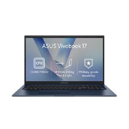 ASUS Vivobook 17 - Core 7 150U/8GB/512GB SSD/17,3"/FHD/IPS/2y PUR/Win 11 Home/modrá