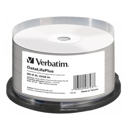 Verbatim BD-R, Single Layer 25GB, spindle, 43743, 6x, 25-pack