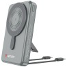 Verbatim power banka Charge ,n, Go 2C Display s kabely 12V, nabíjení telefonu, 32272, 10000mAh, magnetické připevnění, Šedá