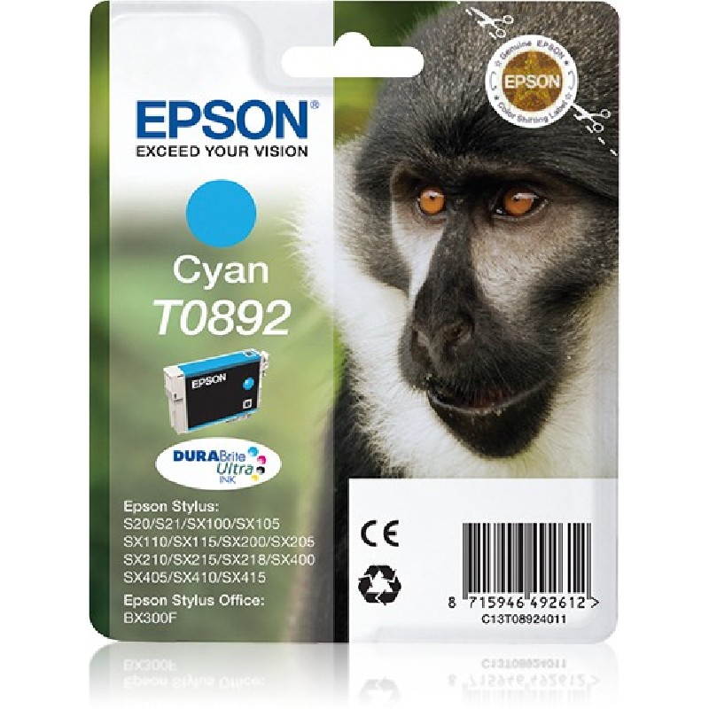 Epson T0892 cyan retail