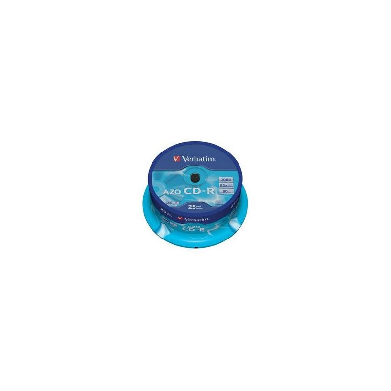 VERBATIM CD-R(25-Pack)Spindle/Crystal/DLP/52x/700MB