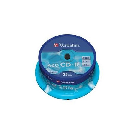VERBATIM CD-R(25-Pack)Spindle/Crystal/DLP/52x/700MB