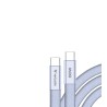 Verbatim USB-C kabel SoftTouch USB C samec - USB C samec, 60W, 1.2m, Fialová, box, 30275