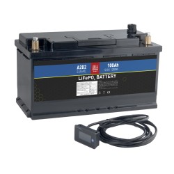 A2D2 baterie LiFePO4 12,8V 100Ah F15 SELF-HEAT Car Battery Case & display (Gotion cells)