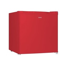 CHiQ CSD46D4RE minibar, 46 litrů, 2 přihrádky, 0 °C až +10 °C, 39 dB, červený