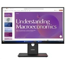 LENOVO LCD T24D-40 - 23.8",IPS,16:9,1920x1080,120Hz,250cd/m2,1500:1,4ms,USB-C(96W PD),HDMI,DP,DPout,DC,USBHub,RJ45,Pivot