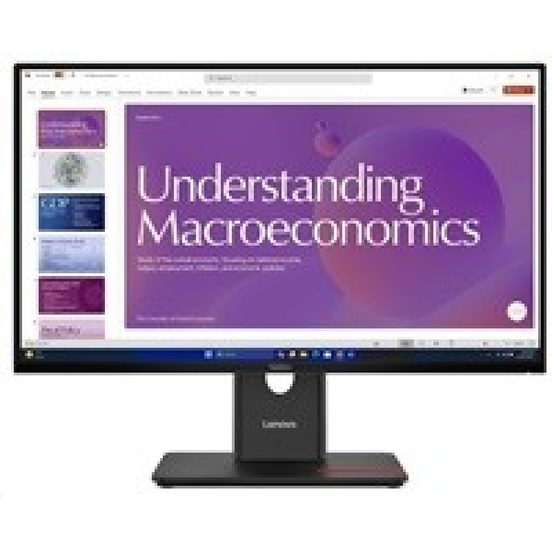 LENOVO LCD T24D-40 - 23.8",IPS,16:9,1920x1080,120Hz,250cd/m2,1500:1,4ms,USB-C(96W PD),HDMI,DP,DPout,DC,USBHub,RJ45,Pivot