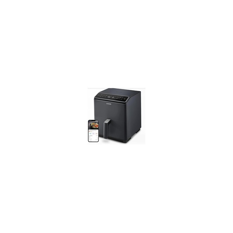 BAZAR - BAZAR - Cosori Dual Blaze 6.4L SMART horkovzdušná fritéza + 5x špíz a gril. rošt, black - Poškozený obal (Kompl
