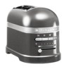 KitchenAid Artisan 5KMT2204EMS toustovač šedá, 2 topinky, auto senzor, 7 stupňů, bagel, rozmrazování