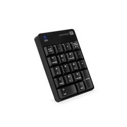 CONNECT IT NumCALC bezdrátová numerická klávesnice, (+ 1x AAA baterie zdarma), ČERNÁ