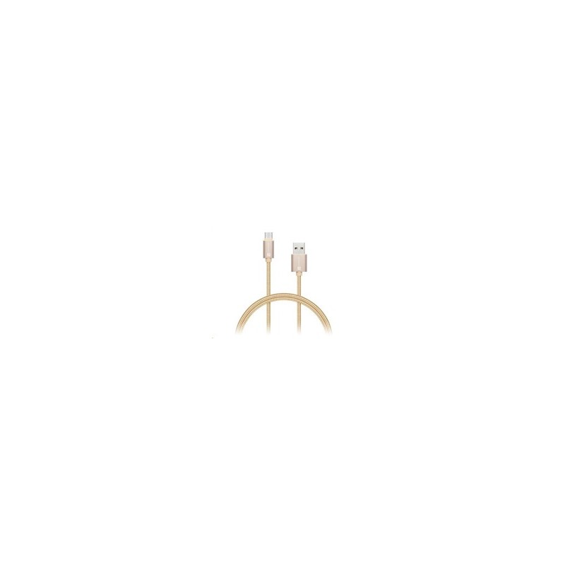 CONNECT IT Wirez Premium Metallic USB C - USB, rose gold, 1 m