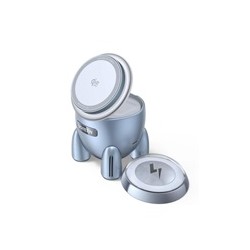 UGREEN magnetická bezdrátová nabíječka 2v1 MagFlow Qi2.2, 25W, MagSafe, raketa