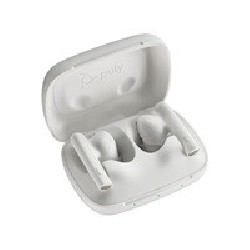 Poly bluetooth headset Voyager Free 60, BT700 USB-A adaptér, nabíjecí pouzdro, bílá