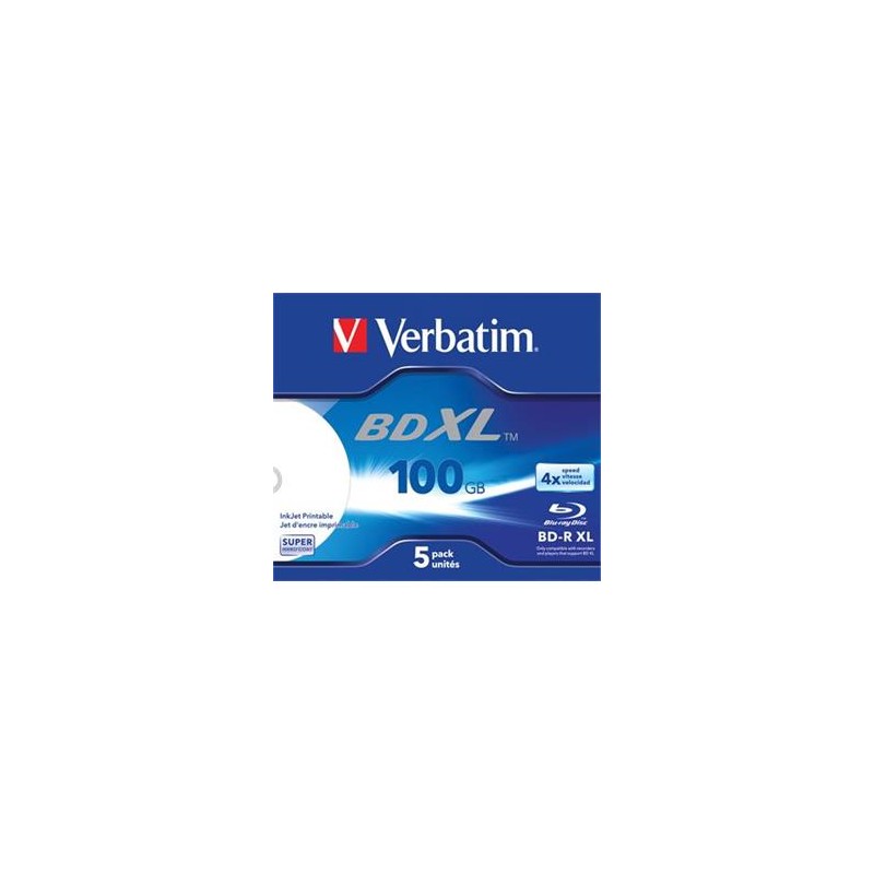 Verbatim BD-R XL, Hard Coat, jewel box, 43789, 4x, 5 ks, pro archivaci dat