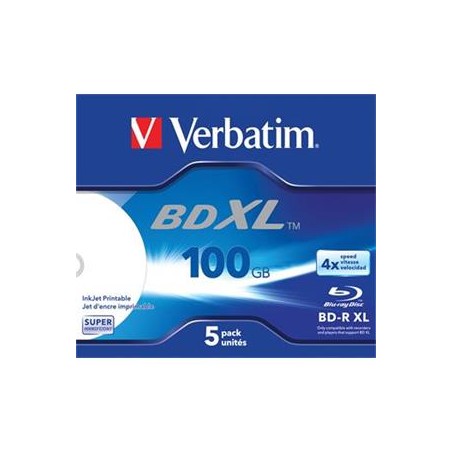 Verbatim BD-R XL, Hard Coat, jewel box, 43789, 4x, 5 ks, pro archivaci dat