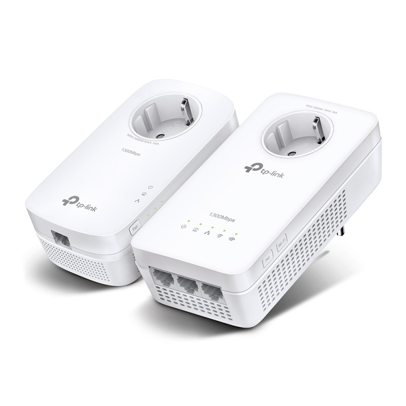 TP-Link TL-WPA8631P KIT V4 - Wi-Fi Kit - sada napájecího adaptéru 1GbE, HomePlug AV (HPAV), HomePlug AV (HPAV) 2.0, IEEE 1901