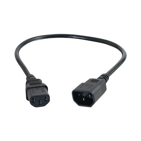 C2G Computer Power Cord Extension - Prodlužovací šňůra - power IEC 60320 C13 do IEC 60320 C14 - AC 250 V - 3 m 88504