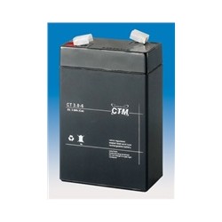 Baterie - CTM CT 6-3 (6V/3Ah - Faston 187), životnost 5let