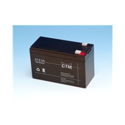 Baterie - CTM CT 12-9L (12V/9Ah - Faston 250), životnost 5let