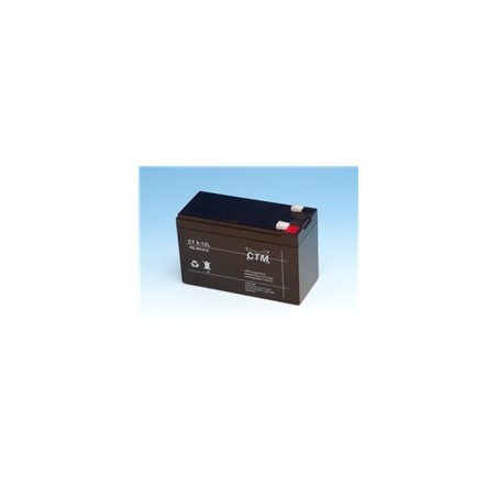 Baterie - CTM CT 12-9L (12V/9Ah - Faston 250), životnost 5let