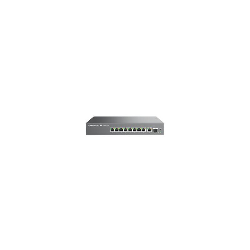 Grandstream GWN7721PE L2 Lite managed 2,5G switch, 8x 2.5GbE, 1x 10G, 1x SFP+, PoE++