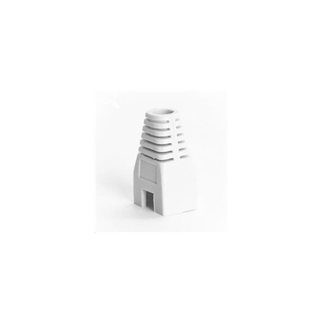 Ochrana pro konektor RJ45, non-snag-proof - bílá, 100ks