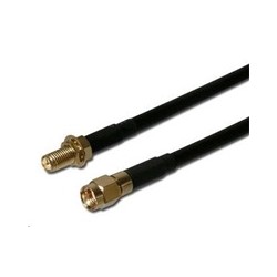 BAZAR - Koaxiální WLAN Antenní prodlužovací SMA male reverse - SMA female reverse ,1m - Rozbaleno (Komplet)