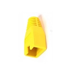 Ochrana pro konektor RJ45, non-snag-proof - žlutá, 100ks
