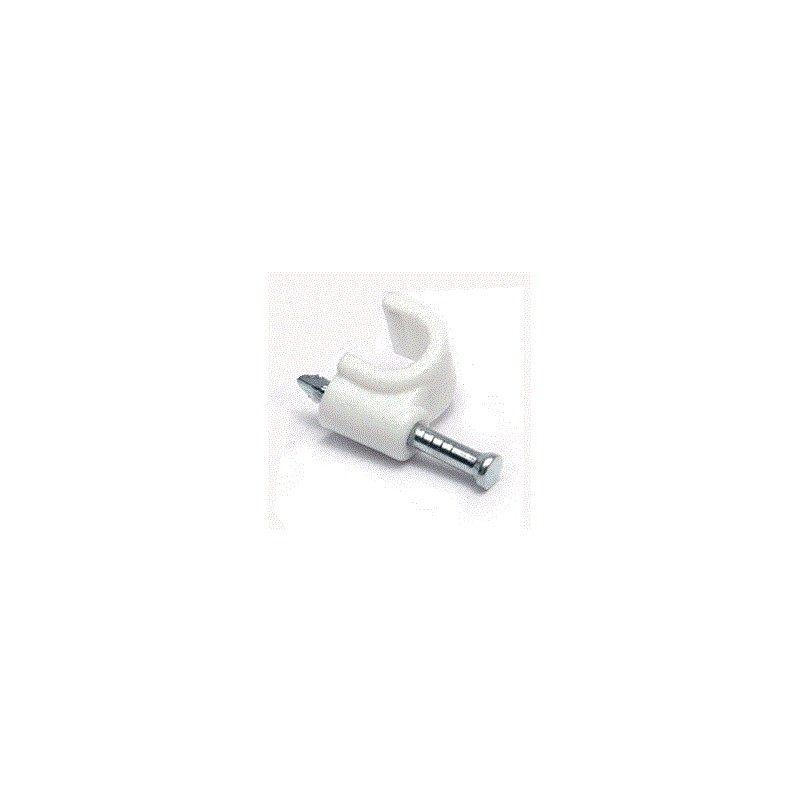 DATACOM Kabelová příchytka (5mm) bílá 100ks 9351