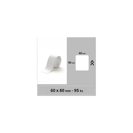 Niimbot štítky RP 60x80mm 95ks Bílé pro B3S