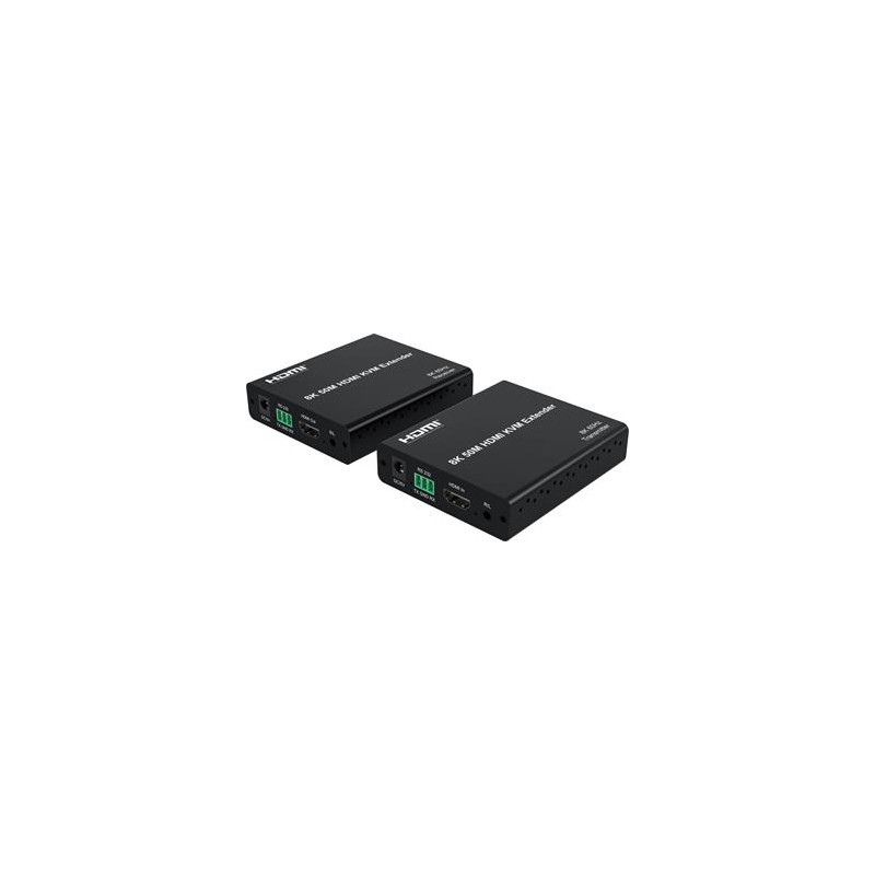 PremiumCord 8K@60Hz HDMI KVM extender s USB2.0 na 50m přes jeden kabel Cat6/6A