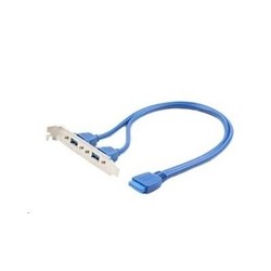 GEMBIRD Přídavné porty pro MB, záslepka 2x USB3.0 (bracket)