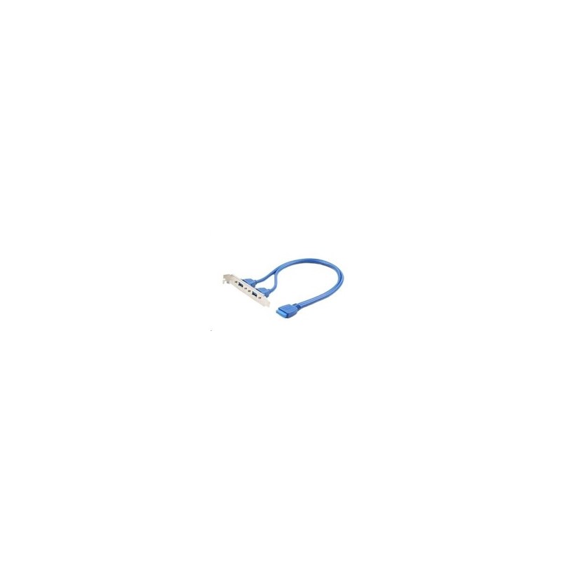 GEMBIRD Přídavné porty pro MB, záslepka 2x USB3.0 (bracket)
