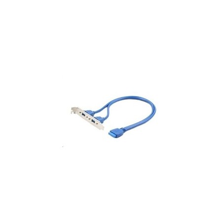 GEMBIRD Přídavné porty pro MB, záslepka 2x USB3.0 (bracket)