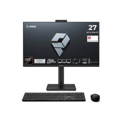 MSI PC AIO PRO MAX 27TP Z 8MG-002XEU, Ryzen 7 255, 27", Anti-Glare, 16GB, 512GB SSD, N/A, No OS, Black