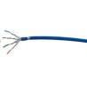 FTP kabel PlanetElite, Cat6A, drát, 4pár LS0H, Dca, stíněný, modrý, 500m