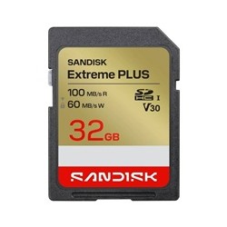 SanDisk SDXC karta 32GB Extreme PLUS (R100/W60 MB/s Class 10, UHS-I U3 V30)