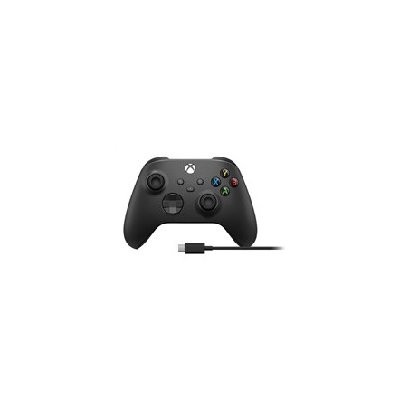 BAZAR - Xbox Wireless Controller černý + USB-C kabel - Poškozený obal (Komplet)