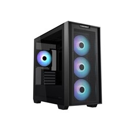 BAZAR - ASUS case A21 PLUS, Mini Tower, průhledná bočnice, 4x 120mm ARGB Fan, černá - Po opravě (Komplet)