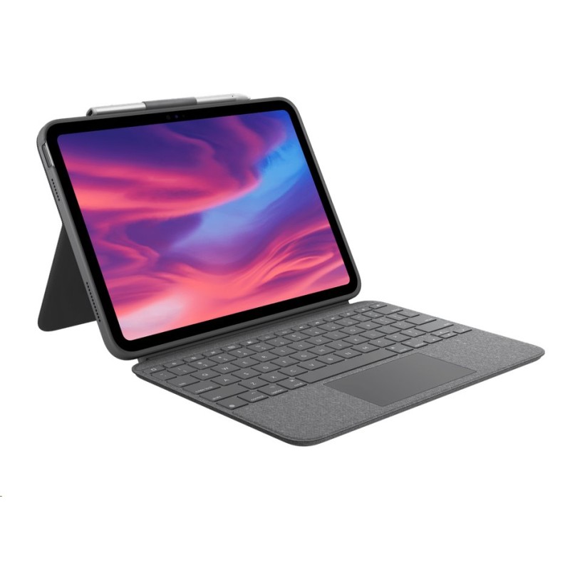 Logitech Combo Touch for iPad (10th gen) - OXFORD GREY - CZE-SKY