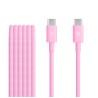 Beats USB-C / USB-C Woven Cable (1.5m)- Power Pink