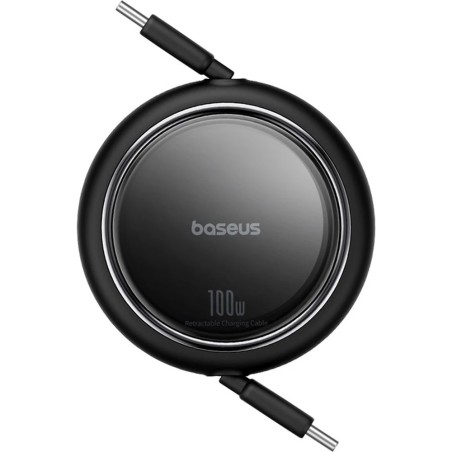 Baseus Datový kabel Free2Draw mini USB-C/USB-C 1m 100W černý