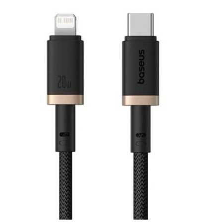 Baseus Rychlonabíjecí kabel Dura USB/Lightning 1m 20W černo zlatý